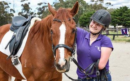 Increased opportunities for retired racehorses with Riding for the Disabled Association of Victoria